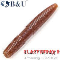 B&U Senko Worms Tpe Floating Bass Fishing Lure Soft Plastic Artificial Bait Ned Wacky Rig Weightless Leurre Souple Wobbler