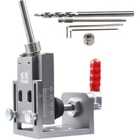 YOMO Taschenloch-Jig-Locator mit Stufenbohrer, Schraubendreher für Schreiner, Holzbearbeitung, Hardware-Werkzeuge