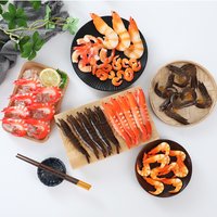 Simulation Shrimp Fake River Prawn Model Meat Tail Food Restaurant Display Window Decoration Photography Props 10pc/lot
