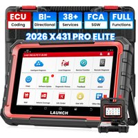 LAUNCH X431 PRO ELITE Car Diagnostic Tools For All Systems CANFD DOIP FCA All Service ECU Coding Bidirectionnal OBD2 Scanner