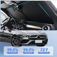 Car Windshield Sun Shade For Mercedes Benz CLA Class W177 Sunshade Sun Visor Protector Blocks UV Rays Summer Car Accessories