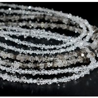 Natural Clean Herkimer Diamond Energy Quartz Original Chunk Beads 2mm-3mm,3-5mm,Strand Length 39cm,DIY Bracelet/Necklace