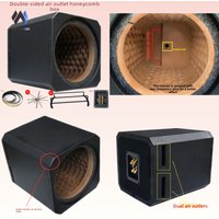MW Audio Passive Subwoofer Honeycomb Box Cabinet Enclosure 6.5 8 10 12 Inch For Car Home Audio Speaker