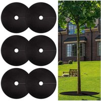 Non-Woven Tree Mulch Ring Weeding Barrier, Protector Mat, Plant Cover, Anti Grass, Gardening Protect Tree Growth Root
