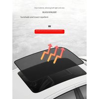 Car Magnetic panoramic sunroof shade Car sun protection heat insulation screen mosquito net Roof of the car screen window shade