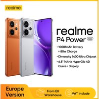Smartfon Realme P4 Power 5G, bateria 10001 mAh, ładowanie 80 W, zakrzywiony ekran 6,8 cala o częstotliwości odświeżania 144 Hz, układ procesorowy Dimensity 7400 Ultra, aparat Sony 50 MP.