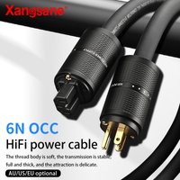 Xangsane refrigeration 6N HiFi OCC power cable amplifier front and rear stages 3 * 3.31mm ² high-power US/AU/EU connection line