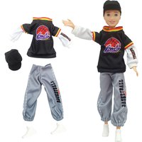 23cm Boy Doll Full Set 1/7 Kelly Sister Couple Doll with Clothes Girls Dress Up Toys Gifts