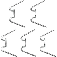5pcs Headlamp Headlight Bulb Spring Clips Retaining Fixing Retainer Buckles 500291 For Lucas M Type 99-0683 500291