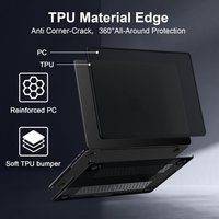 Soft TPU Frame Bumper Plastic Hard For MacBook Pro 14 inch M5 2025, Laptop Accessories For MacBook Air 13 15 inch Pro 16 inch M4