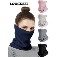 AliExpress LOOGDEEL Bandana Running Velvet Thermal Neck Warmer Ski Hiking Cycling Riding Snowboard Scarf Men Women Winter Sports