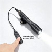 Taktyczna latarka Airsoft Surefire M600 M300, mocna, z podwójnym włącznikiem ciśnieniowym, do AR15, szyna 20mm, myśliwska, LED, M600C, lampy Scout.