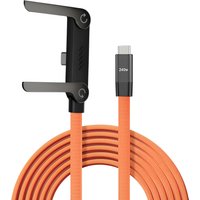 240W PD Fast Charging Foldable Phone Holder Data Cable PD Charging Type C Line For iPhone 17 16 15 Macbook Samsung Xiaomi OPPO
