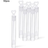 10/20/50Pcs Love Heart Wand Tube Bubble Soap Bottle Wedding Gifts For Guests Birthday Party Decor Baby Shower Favors Kids Toys