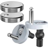 2Pcs Replacement Release Quick Screws For Toilet Bathroom Furniture Accessories Toilet Seat Hinges Top Fix Hinge Pack Mountings