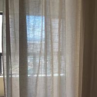 Half Blackout 100% Linen Curtains for Living Room Tulle Curtain In The Bedroom Window Japanese Short Kitchen Door Drapes Custom