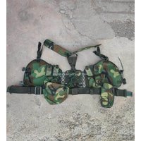 Outdoor four-color jungle carry-on bag with multi-functional vest and jacket accessory