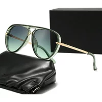 Modische Schutzbrille, Sonnenbrille, multifunktionale Brille mit großem Rahmen, Outdoor-Angel-Sonnenbrille, UV-beständige Brille