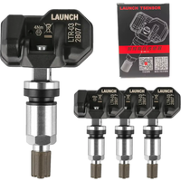LAUNCH LTR-03 TPMS Sensor 315MHz/433MHz Dual Frequency Screw-in Metal Valve Tire Pressure Monitor System Programmable