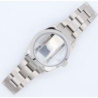 36/39MM Watch Cases with Bracel Explorer Sapphire Crystal for NH34/35 Seiko Stainless Steel Wristwatch Movement Replacement Part
