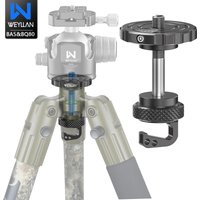WEYLLAN BA5 & BQ80 BOG DeathGrip Adapter & Arca Plate Combo with 3/8" Converter Gravity Hook Anti-Slip for BOG Shooting Tripod