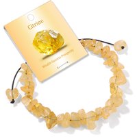 AliExpress Rainagem Citrine Gravel Stone Bracelet Natural Amethysts Lapis Lazuli Stone Bead Weave Rope Bangle Handmade Healing Jewelry Gift