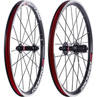 AliExpress NONE ROCKBAO 20 inch 406 folding bicycle wheelset 451 Aluminum alloy wheels V brake 4bearing7-11speed 20H 24H Bike Wheels