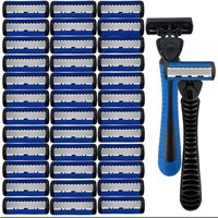 Premium Stainless Steel Manual Razor Blades Sharp Cutting Blades for Smooth Clean Facial Shaving