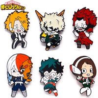 My Hero Academia Anime Cartoon Pin 5cm Metal Badge Cute Character Clothing Accessory Personalized Student Boys Girls Gifts Toys
