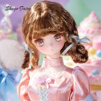 BJD Doll 1/4 Shugafairy Triley A Full Set Ball Jointed Doll Y2K Kpop Blythe Lolita Sweet Floppy-Eared Dog Resin Doll Gift