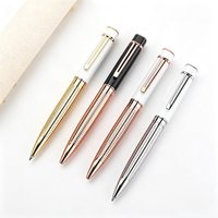 Luxury Grid Texture Metal Ballpoint Pen Twist Signature Pens Business Office Writing Stationery for Teacher Corporate Presents