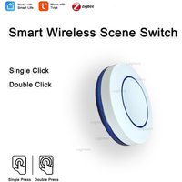 Tuya Zigbee Button Wireless Smart Scene Switch Automation Scenario Controller Smart Gadgets Required Smart Life Zigbee Gateway