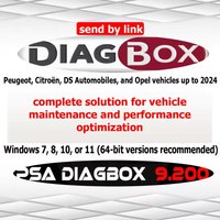 DIAGBOX 9.2 Car Diagnostic Tool for up to 2024 Models No Virtual Machine Needed Automotive Repair Software Tool