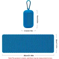 Mini Microfiber Towel Sports Quick Drying Breathable Absorption Towel Running Beach Lightweight Gym Swimming