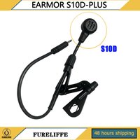 EARMOR S10D,EARMOR Tactical Cantilever Microphone, Detachable Electronic Mic for Hunting Airsoft Shooting Training
