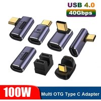 TYPE C Connector 4K OTG Plug 100W 40Gbps Data Transfer Ultra Fast Charging USB C USB3.1 Support 8K Adapter Extension