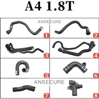 Radiator Coolant Water Hose Heater Core Cooling Pipe Flange For Audi A4 b6 b7 1.8 06B121132E/057A/058BD/101A 8E0121101/049N