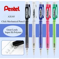 1pc Pentel Fiesta Automatic Pencil, 0.5mm / 0.7mm With Eraser Grade HB/2B Candy Color Cut Japanese Stationery Mechanical Pencil