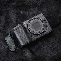 GR4 Half Case Box Cover Protector for Ricoh GRIV Case GRIV Vintage Genuine Leather Half-Wrap Case GR IV Handmade Camera Bag