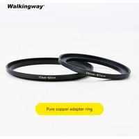 Walking Way Brass Step Up Filter Adapter Ring Lens Adapter Ring 43 46 49 55 58 62 67 72 77-82 95mmcanon nikon sony fuji pentax