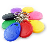 10-20pcs EM4100 125KHz Read-Only RFID ID Keyfob RFID Tag Tags With Key Ring Card Sticker Keyfob Token Ring Proximity Chip TK4100