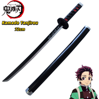 Demon Slayer Katana Original Assembled Anime Sword Cosplay Props Orange Tomioka Giyuu Kamado Tanjirou Swords 72cm