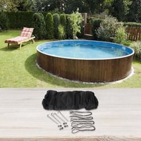 Pool Cover for Above Ground Swimming Pools Cleanliness Protection Solar Energy Utilization Easy Closure Compatibility