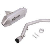 For VOGE 300GY 300rally Valico 300 Rally 2021-2025 Motorcycle Exhaust Mid Link Pipe Slip On 51mm Muffler Stainless Steel Tip
