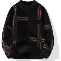 2025 New Winter Fashion Cashmere Sweater Men High Quality Comfortable Mens Sweaters Thick Warm Male Pullover