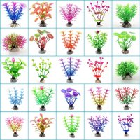 Plastic Fish Tank Decoration Artificial Aquatic Plants Aquarium Landscaping Flowers Aquatic Simulation Plant Decorations