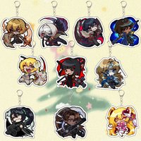 For Game Limbus Company YiSang Sinclair HongLu Ryoshu Outis Acrylic KeyChain Cartoon Cute Backpack Accessories Festival Gift