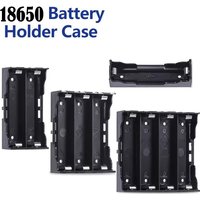 18650 Power Bank Cases 1X 2X 3X 4X 18650 Battery Holder 18650 Battery Storage Box 1 2 3 4 Slot Batteries Container Hard Pin Case