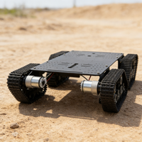 Big Load RC Tank Tracked Chassis with Motor ROS Robot Open Source Code Development Platform For STM32 Programmable Robot DIY Kit