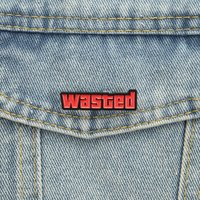 Wasted Enamel Pins Popular Video Game Loss Indicator Brooch Lapel Badge Jewelry Accessory Gifts For Players Friends
